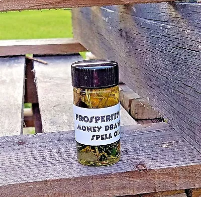 Prosperity Oil Money Drawing Magical Spell Oil Wealth Abundance Wiccan 15ml • $10.95