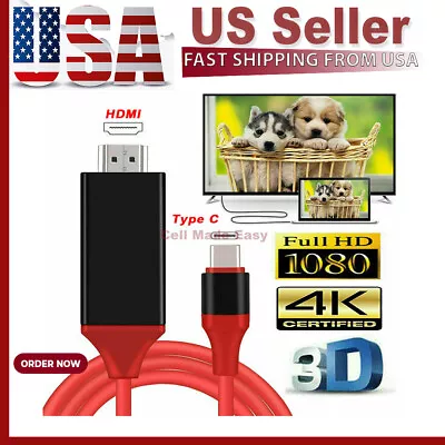 MHL USB-C Type C To HDMI 1080P HD TV Cable Adapter For Android Phones Samsung LG • $7.62