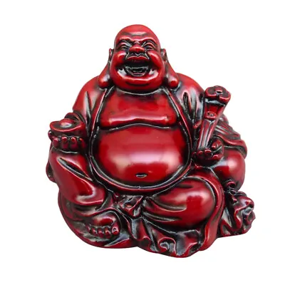 Fat Buddha Statue Resin Laughing Buddha Sculpture Fengshui Statues For Home • £6.84