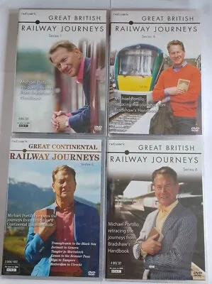 Great British Railway Journeys Series 1 4 5 & 6 Dvd New Sealed Michael Portillo • £35