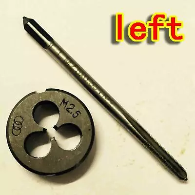 HSS M2.5 × 0.45 Mm Left Hand Tap And Die Threading Tool Metric Set M2.5*0.45 • $6.49