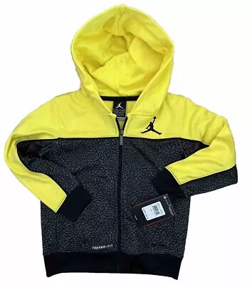 Nike Michael Jordan Jacket Boys Size 7 Therma Fit Hoodie Full- Zip $70 NEW NWT • $39.95