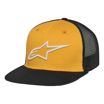 Alpinestars Corp Trucker Hat/Cap - Gold/Black • $29.99