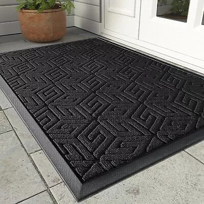 Durable Front Door Mat Heavy Duty Welcome Outdoor Indoor Doormat Entrance Floor • $19.38