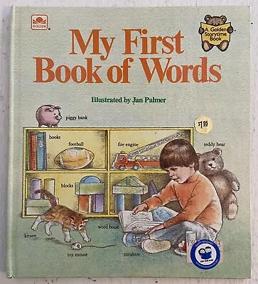 My First Book Of Words By Jan Palmer (1980 Hardcover Book) - VG • $3.99