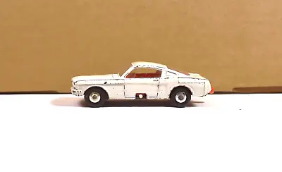 Matchbox Lesney Ford Mustang Series #8 White Red Interior Front Steering • $19.99