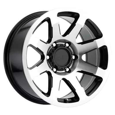 4 New 17X8.5 18 6-135 MB Wheels Legacy Black Machined Wheels/Rims 17 Inch 60026 • $504