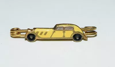 Vintage Car Pin Art Deco Mercedes BMW Streamlined Enamel Germany 1930 • $75