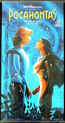 POCAHONTAS Original ROLLED Advance Teaser Daybill Movie Poster Mel Gibson Disney • $24.99