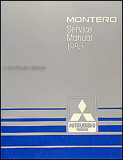 1985 Mitsubishi Montero Shop Manual 85 Original Repair Service Book OEM • $41.95