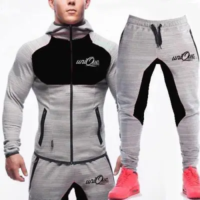 50%OFF New Mens Sports Tracksuit Set-Fleece Hoodie Top Bottoms Active Wear • £29.99