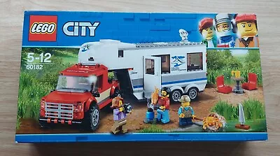 LEGO CITY 60182 Pickup & Caravan Camping Ute Truck Fishing Trailer 4WD Offroad • $149.99