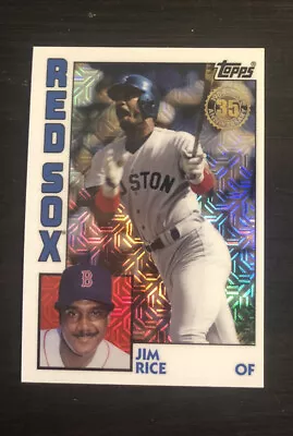 Jim Rice 2019 Topps Silver Pack Retro Refractor #T84-45 Boston Red Sox HOF • $1.50