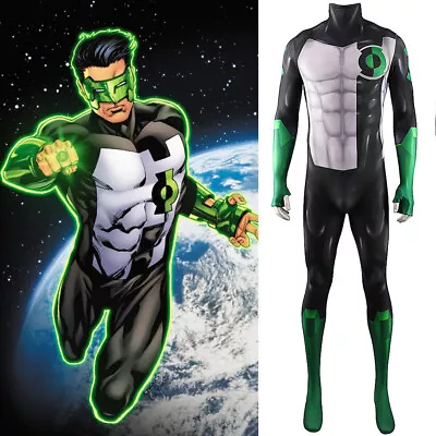 £37.20 • Buy Cosplay Green Lantern Kyle Rayner Jumpsuit Superhero Adult Kids Bodysuit Zentai