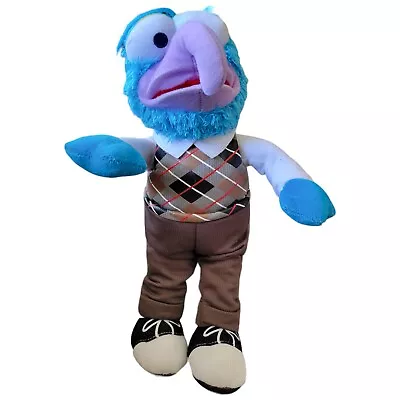 Gonzo Jim Henson Muppet Plush 10  Brown Pants Argyle Vest Posable Limbs  • $12.95