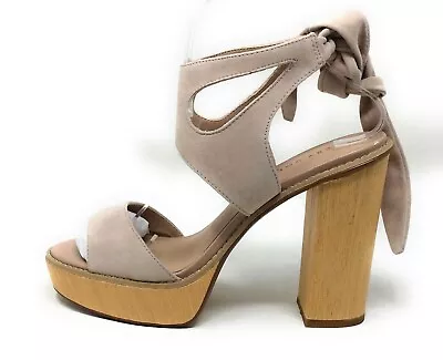 Very Volatile Womens Ashlee Platform Dress Sandals Blush Suede Size 9 M US • $29.99