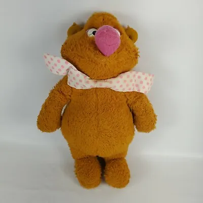 Vintage Muppets Fisher Price Fozzie Bear Plush Doll 14  Tall 1976 • $8