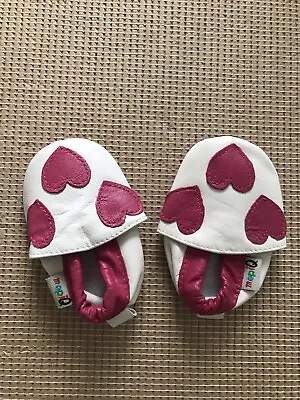 Soft Leather Baby Shoes 12-18 Months • £6.99