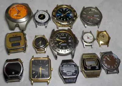 Vintage Lot Of Wrist Watches Timex Armitron Quartz Genova Norbee Milan Seiko #5 • $15.87