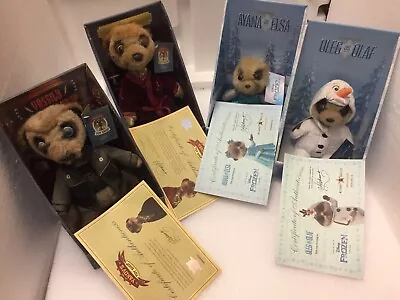 Collection Of Four Meerkat Soft Toys Brand New With Tags & Certificates • £65