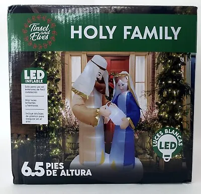Christmas Holy Family Nativity Scene Airblown Inflatable 6.5 Ft Limited Edition  • $79.99
