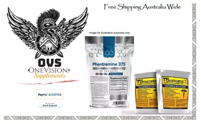 Phen 375 - LEGAL Weight Loss Support Pills | T5 Fat Burner Patches 24/7 Fat Burn • $116.98