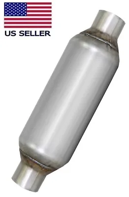 Universal 2   Round Single Chamber Round Muffler 18  Long • $44.37