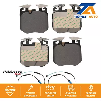 Front Semi-Metallic Brake Pads Wear Sensor Kit For BMW 540i XDrive 750i M550i B7 • $130.61