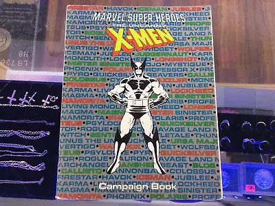 1990 TSR The Uncanny X-Men Campaign Book - Marvel Super Hero Roleplaying • $24.94