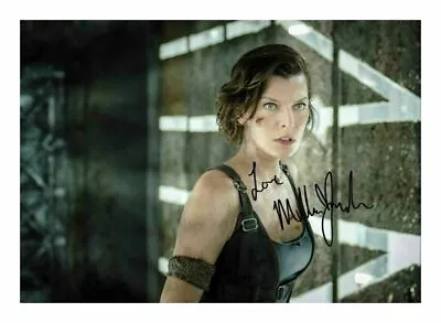 Milla Jovovich - Resident Evil Autograph Signed Pp Photo Poster • £6.89