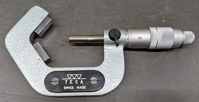 $99.95 • Buy Tesa V-Anvil Micrometer - 5 Flute - 1.0  - 1.8  - #004.20103 CH-1020 Renens