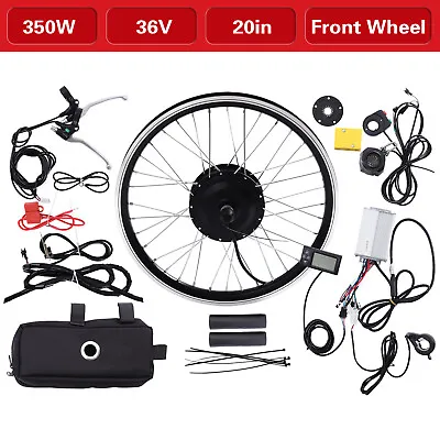 20 Inch Front Wheel Electric Bicycle Hub Motor Conversion Kit 350W 36V E Bike • $199.50