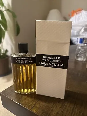 Vintage Quadrille Balenciaga Eau Toilette Splash 120ml 4 Oz Classic Original New • $269