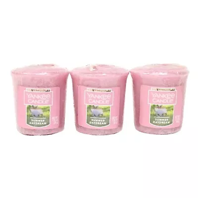 Yankee Candle Set Of 3 Samplers Votive Candles - Summer Daydream • $8.97