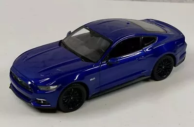 *BRAND NEW* Welly 1:24 Diecast Car 2015 Ford Mustang GT 5.0 Blue • $24.99