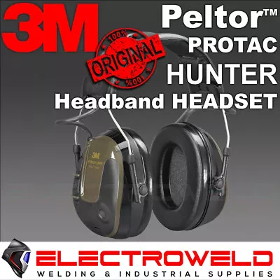 3M PELTOR ProTac Hunter Headset Ear Muffs Headband Ear Muffs 26dB MT13H222A • $184.95