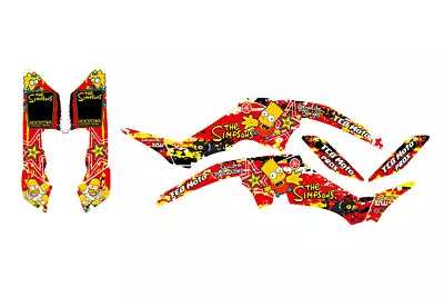 $130.20 • Buy Fits Yamaha Raptor 350 Graphic Decal Kit Stickers Atv Racing Calcomanias