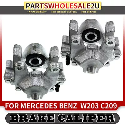 2x Rear LH & RH Brake Calipers For Mercedes Benz C230 C280 C320 CLK320 CLK350 • $80.99