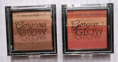 £3.99 • Buy COLLECTION GORGEOUS GLOW BRONZING BLOCK Or BLUSH BLOCK 10g