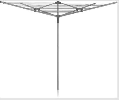 40m Garden 4 Arm Rotary Washing Line Clothes Dryer Airer  Cover Spike • £29.99