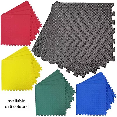 Interlocking Gym Yoga Mats Anti-Fatigue EVA Soft Foam Exercise Play Floor Tiles • £17.99