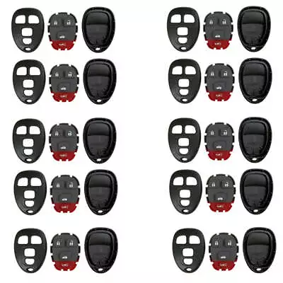 Remote Fob Case Rubber Pad Shell 4B Compatible With GM KOBGT04A (10 Pack) • $22.92