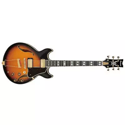 Ibanez AM2000H Prestige Hollow Body Electric Guitar Brown Sunburst W/ Case • $3847.95