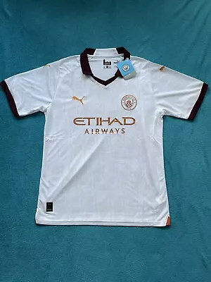Manchester City Away Shirt 23/24 Men’s Medium BNWT • £29.99