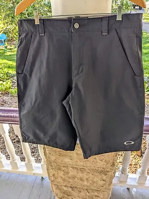 Oakley Golf Chino Shorts*Size 36*Black*Sports*Wicking • $17.99