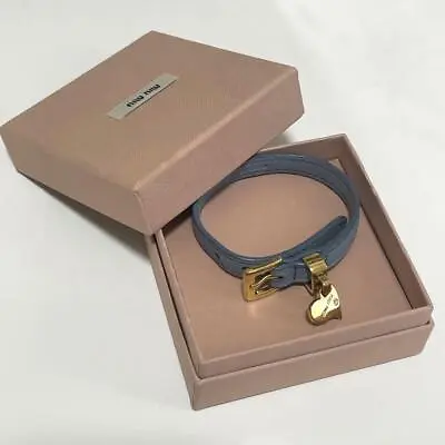 Miumiu Bracelet Blue Heart Charm 8 • $120