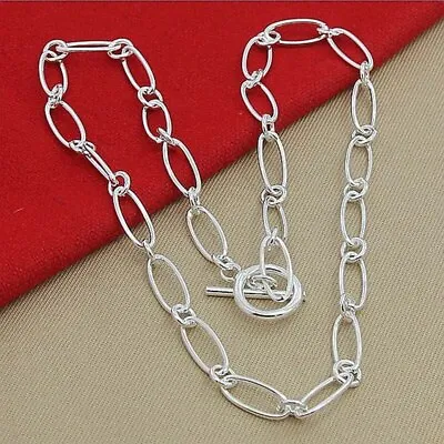 925 Sterling Silver Chain Necklace For Women Unisex Wedding Gift Jewelry • $59.99
