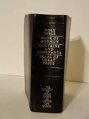 Holy Bible Book Of Mormon Doctrine And Covenants Pearl Of Great Price Leather • $25