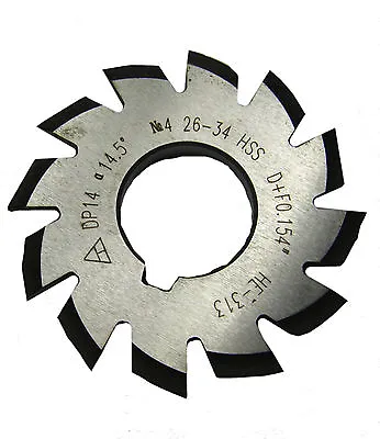 £24.95 • Buy Involute Dp Gear Cutters All Variations Sizes To Cut All Teeth