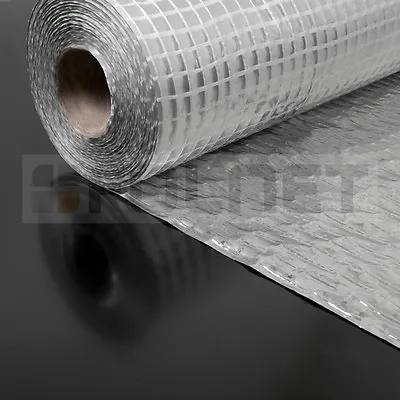 Vapour Barrier Thermal Insulation Aluminium Foil Membrane VCL-50 & 75 SQ/M Rolls • £52.99